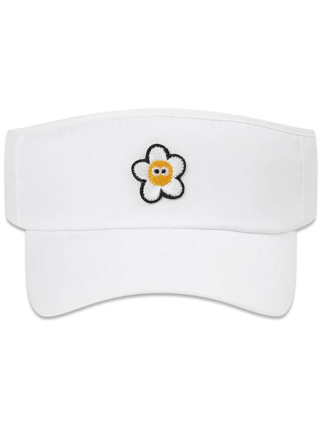 Daisy Patch Sun Visor White MCSS24SPT2WH - MACKY - BALAAN 2