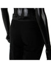 Women's Stretch Cotton Straight Pants Black - MONCLER - BALAAN 4