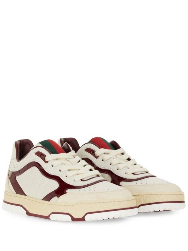 Women's Reweb Low Top Sneakers White - GUCCI - BALAAN 3