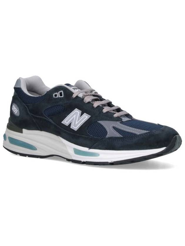 991v2 Low Top Sneakers Dark Navy - NEW BALANCE - BALAAN 3