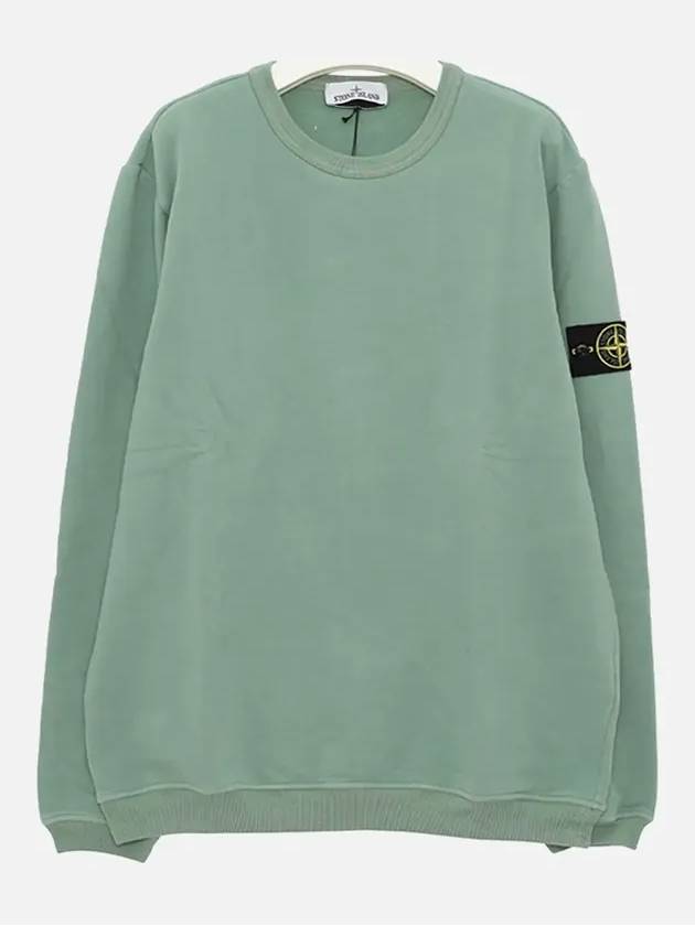 Waffen Patch Crew Neck Sweatshirt Sage Green - STONE ISLAND - BALAAN 3