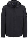 Men's Soft Shell Pure Insulation Technology Primaloft Hooded Jacket Black - STONE ISLAND - BALAAN 2