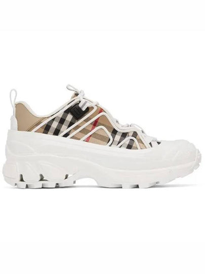 Check Arthur Low Top Sneakers Beige - BURBERRY - BALAAN 2