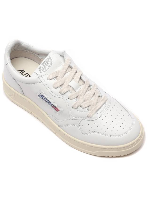 Medalist Leather Low Top Sneakers White - AUTRY - BALAAN 4