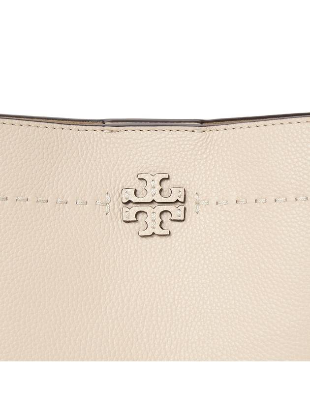 McGraw Logo Bucket Bag Beige - TORY BURCH - BALAAN 9