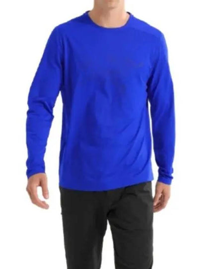 Cormac Logo Long Sleeve T-Shirt Blue - ARC'TERYX - BALAAN 2