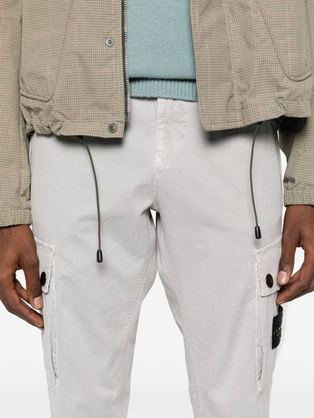 Compass Badge Cargo Straight Pants Grey - STONE ISLAND - BALAAN 6