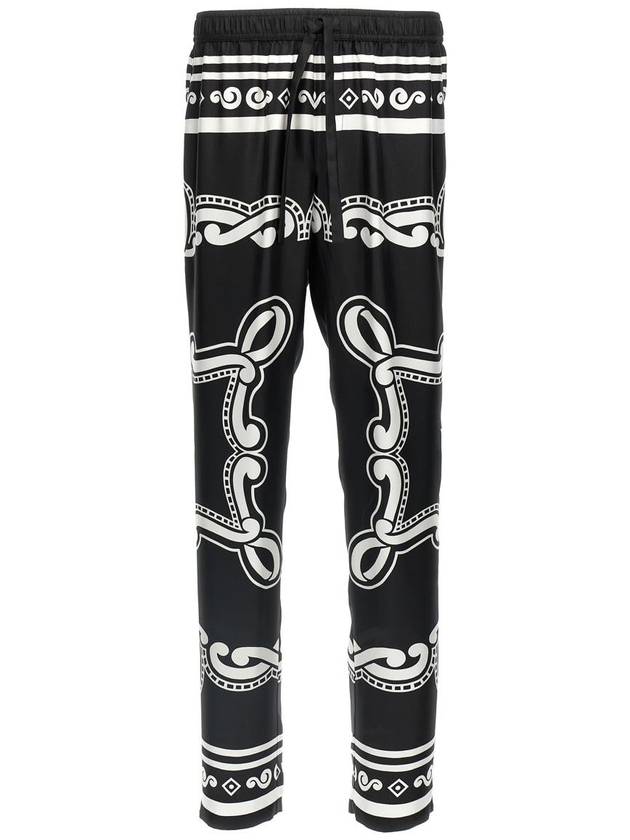 Dolce & Gabbana Silk Pants - DOLCE&GABBANA - BALAAN 1