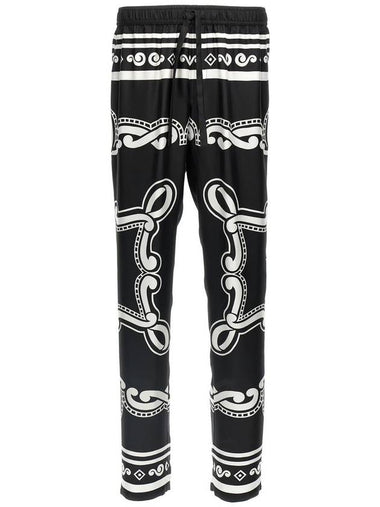 Dolce & Gabbana Silk Pants - DOLCE&GABBANA - BALAAN 1