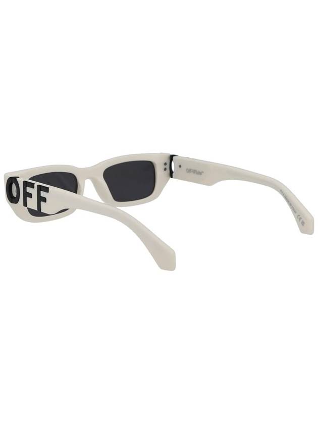 Sunglasses OERI124S24PLA001 0107 WHITE DARK GRAY - OFF WHITE - BALAAN 5