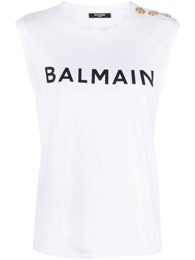 Balmain Printed Tank Top Clothing - BALMAIN - BALAAN 1