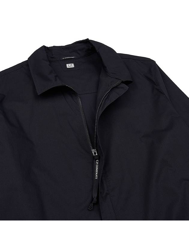 Metropolis Series Gabardine Long Sleeve Shirt Black - CP COMPANY - BALAAN 8