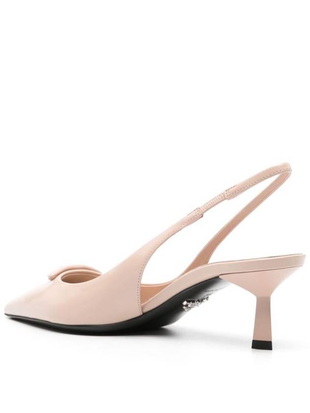 Prada Brushed Leather Slingback Pumps - PRADA - BALAAN 3