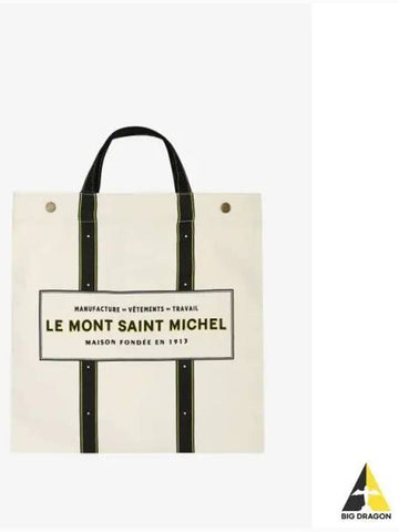 LE MONT ST MICHEL ARLINA PRINTED TOTE Black - LE MONDE BERYL - BALAAN 1