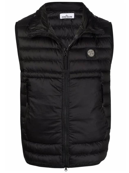 Wappen Patch Ripstone Nylon Padding Vest Black - STONE ISLAND - BALAAN 2