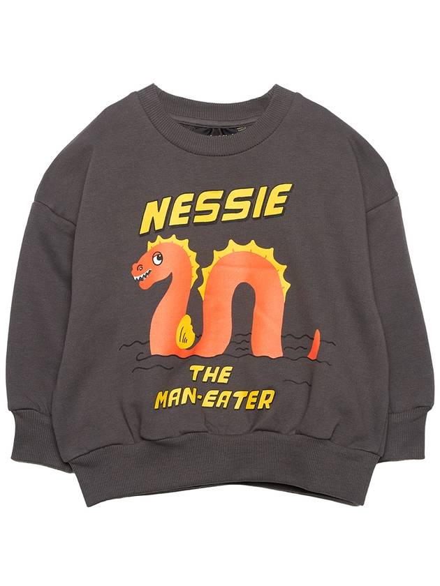 Nessie 2312012599 BLACK Kids Long Sleeve Sweatshirt Relaxed Fit - MINI RODINI - BALAAN 1