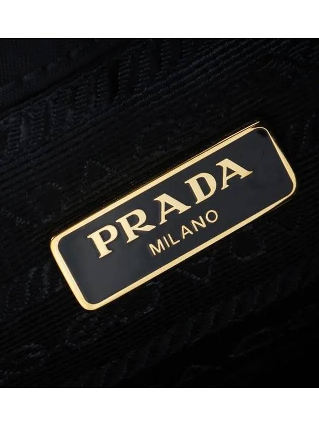 Duet Re-Nylon Bucket Bag Black Gold - PRADA - BALAAN 9