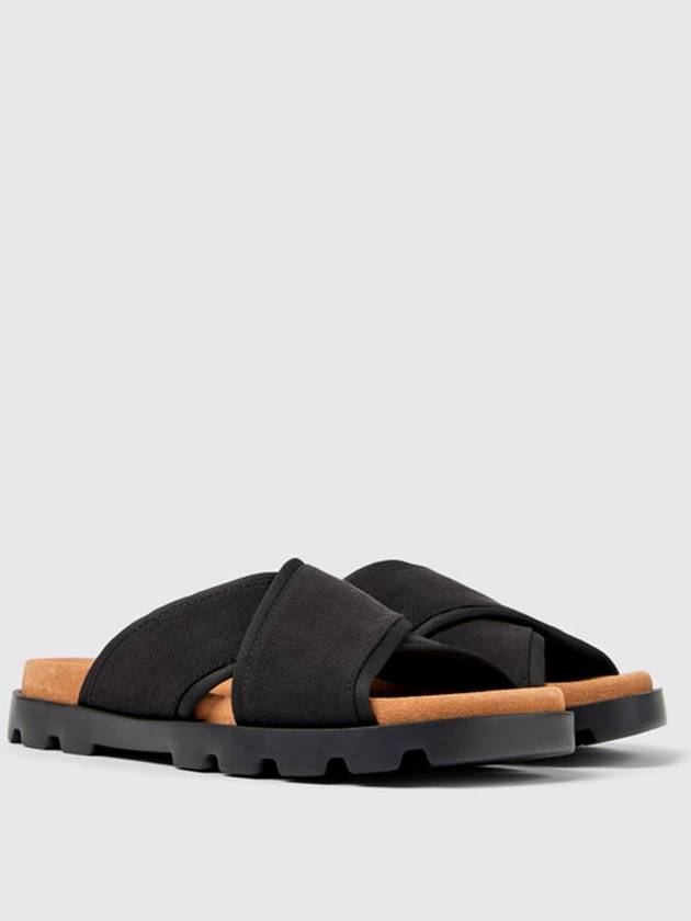 Brutus Cross Strap Sandals Black - CAMPER - BALAAN 3