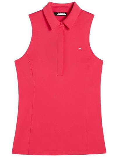 Women's Dena Polo Sleeveless Azalea - J.LINDEBERG - BALAAN 2