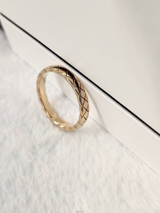 Daol Beomeo Branch Coco Crush Ring Beige Gold 23 Years J11785 Condition S - CHANEL - BALAAN 7