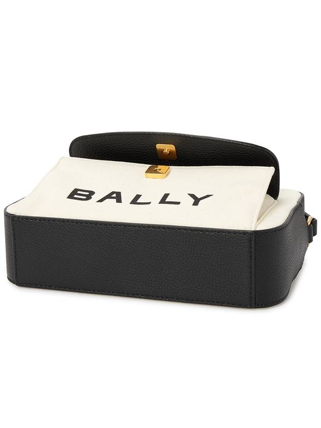 Bar Daniel Logo Print Cross Bag White - BALLY - BALAAN 6