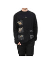 GLASS Men's Sweatshirt Black - A-COLD-WALL - BALAAN 1