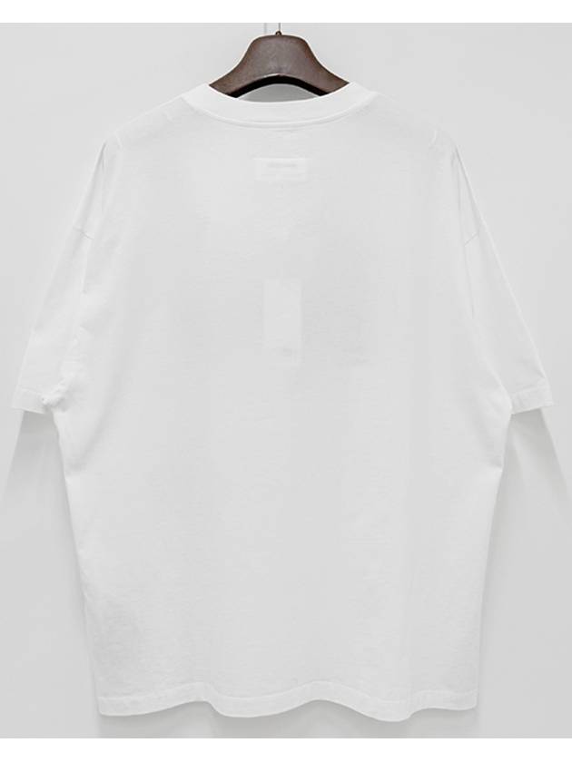 Logo Print Short Sleeve T-Shirt White - MAISON MARGIELA - BALAAN 3