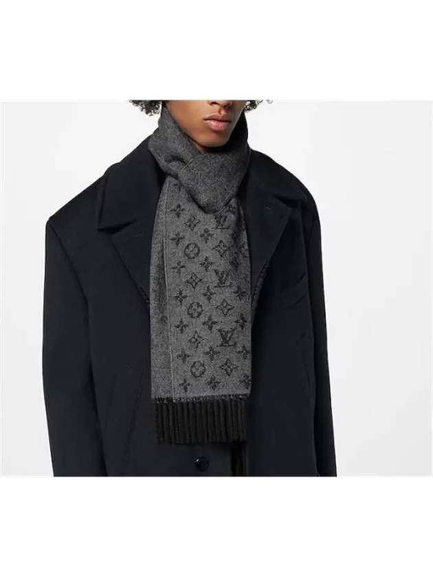 Monogram Gradient Scarf Grey - LOUIS VUITTON - BALAAN 7