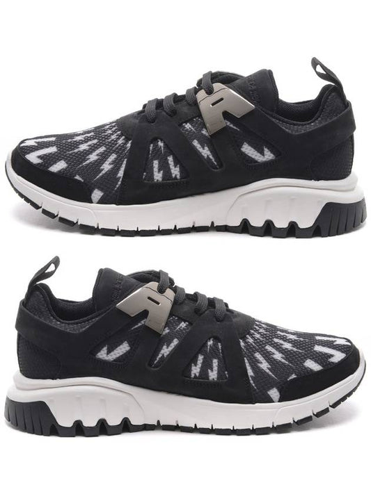 Thunder Running Low Top Sneakers Black - NEIL BARRETT - BALAAN 2