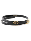 30 Montaigne 15MM Loop Ultrasoft Calfskin Belt Black - DIOR - BALAAN 1