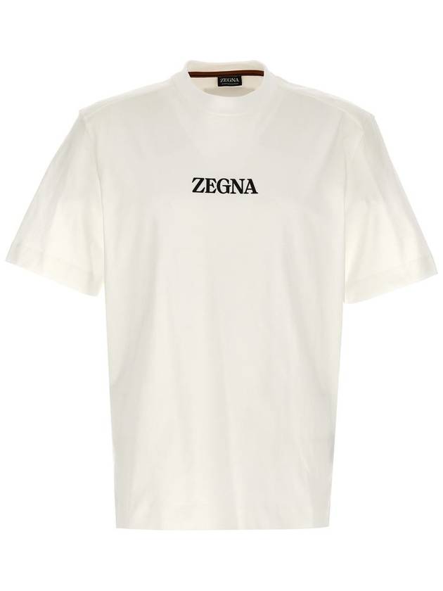 Zegna Logo T-Shirt - ERMENEGILDO ZEGNA - BALAAN 1