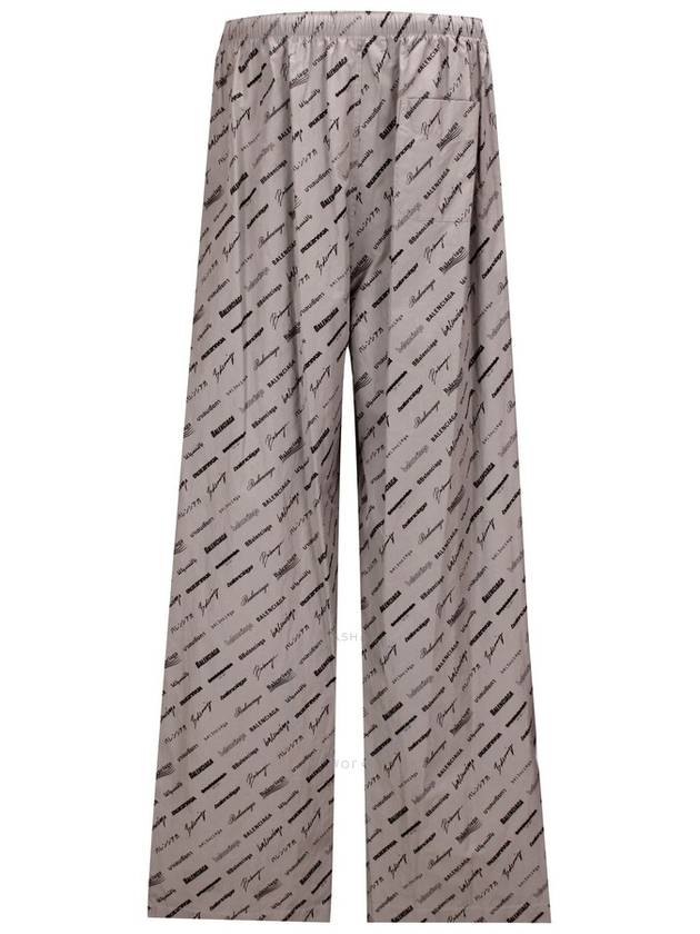 Balenciaga Logo Print Wide-Leg Pants, Brand Size 38 (US Size 8) - BALENCIAGA - BALAAN 2