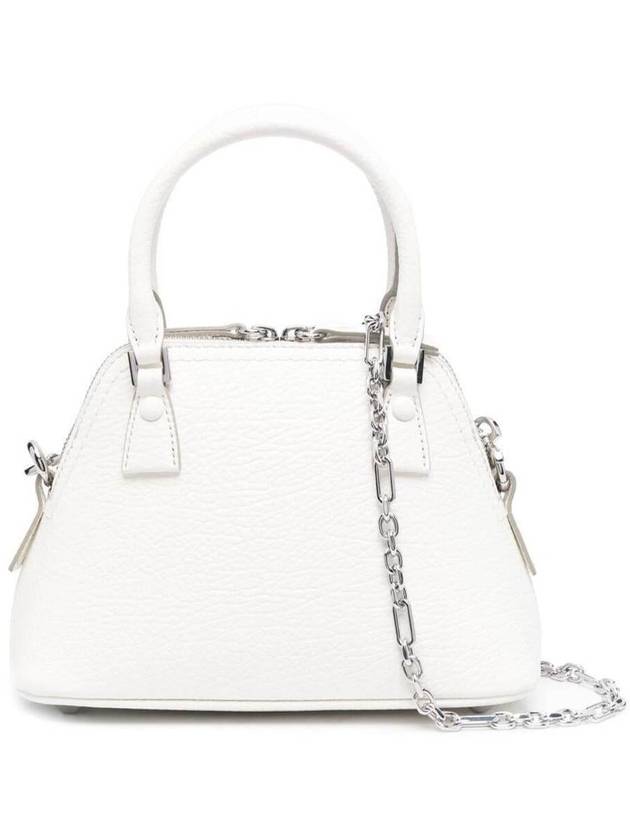 5AC Classique Micro Tote Bag White - MAISON MARGIELA - BALAAN 4