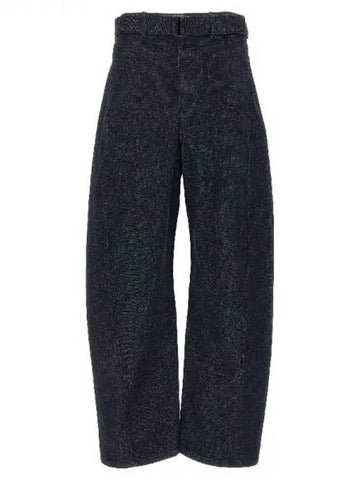 twisted denim pants - LEMAIRE - BALAAN 1