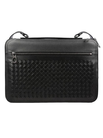 Intrecciato Brief Case Black - BOTTEGA VENETA - BALAAN 1