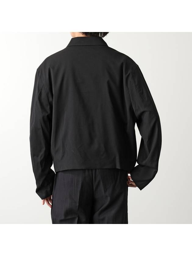 Worsted Wool Zip-Up Jacket Black - OUR LEGACY - BALAAN 3