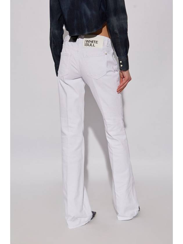 WHITE COTTON DENIM JEANS S75LB0860S30811100 - DSQUARED2 - BALAAN 5