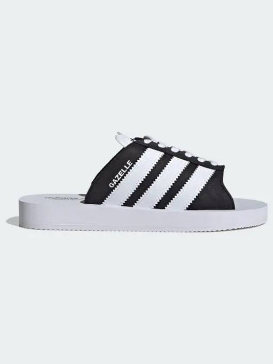 Gazelle BEACH W Original Core Black Cloud White Sandals Slippers JQ7421 692665 - ADIDAS - BALAAN 1