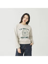 Brushed Options University Badge Sweat Shirts GREIGE - LE SOLEIL MATINEE - BALAAN 2