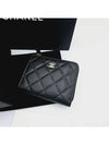 Classic zipper half wallet caviar black gold AP3999 - CHANEL - BALAAN 2