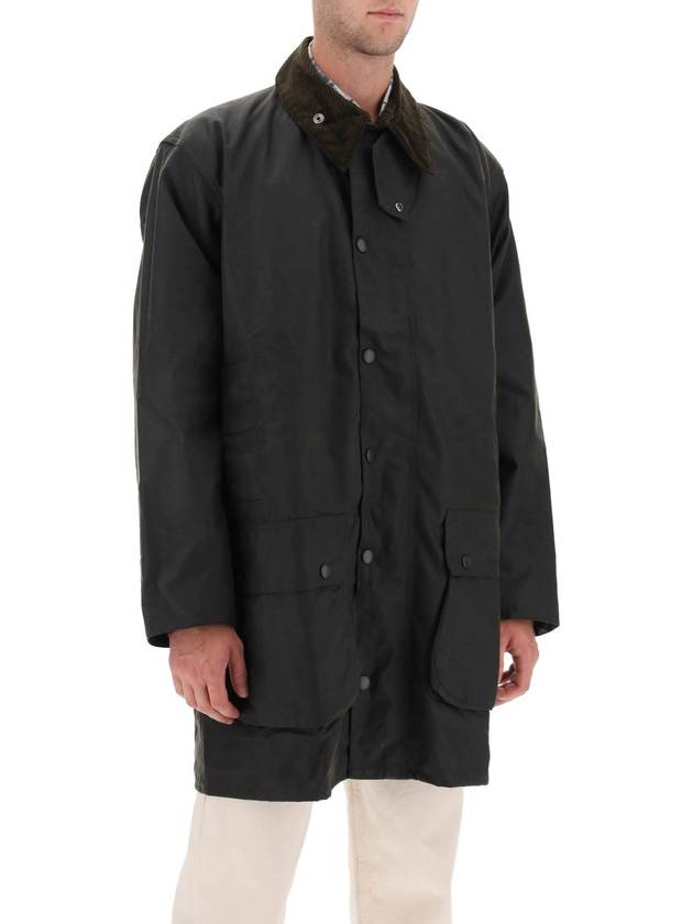 Northumbria contrast collar wax jacket MWX0009MWX - BARBOUR - BALAAN 3