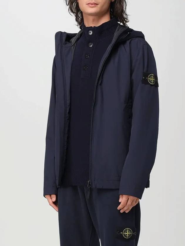 Compass Badge Hooded Jacket Navy - STONE ISLAND - BALAAN 4