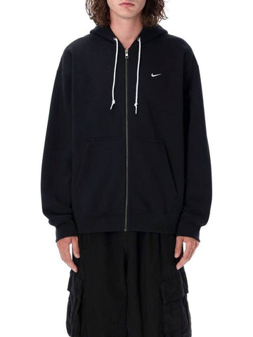 Nike Solo Swoosh Zip Hoodie - NIKE - BALAAN 1