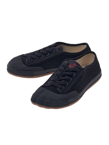 Animal Gym Canvas Low Top Sneakers Black - VIVIENNE WESTWOOD - BALAAN 1