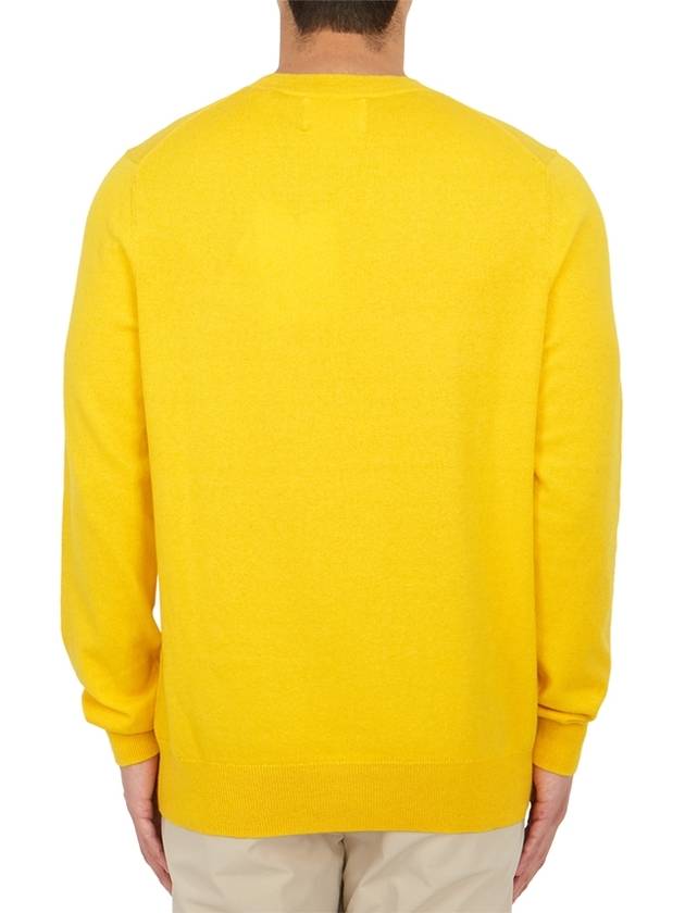 Evans Logo Crew Neck Knit Top Yellow - ISABEL MARANT - BALAAN 5