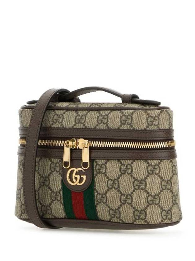 Ophidia Super Shoulder Bag Beige Brown - GUCCI - BALAAN 3