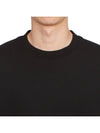 Diagonal Raised Fleece Sweatshirt Black - CP COMPANY - BALAAN 7