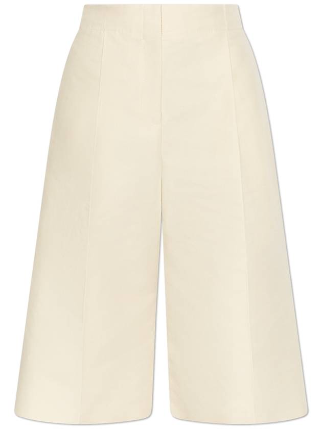 Marni Cotton Bermudas, Women's, Cream - MARNI - BALAAN 1