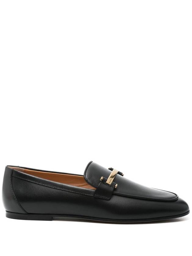 Tod'S Branded Metal Bar Leather Loafers Shoes - TOD'S - BALAAN 1