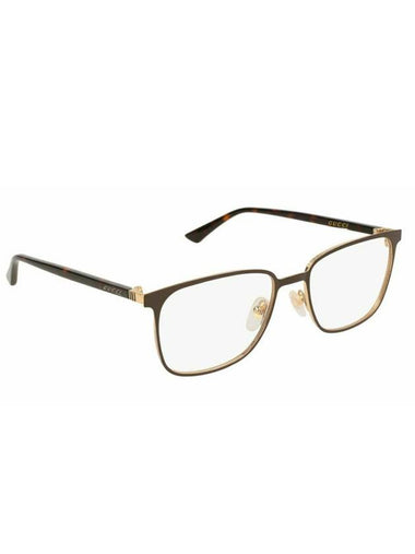 Eyewear Square Eyeglasses Brown - GUCCI - BALAAN 1